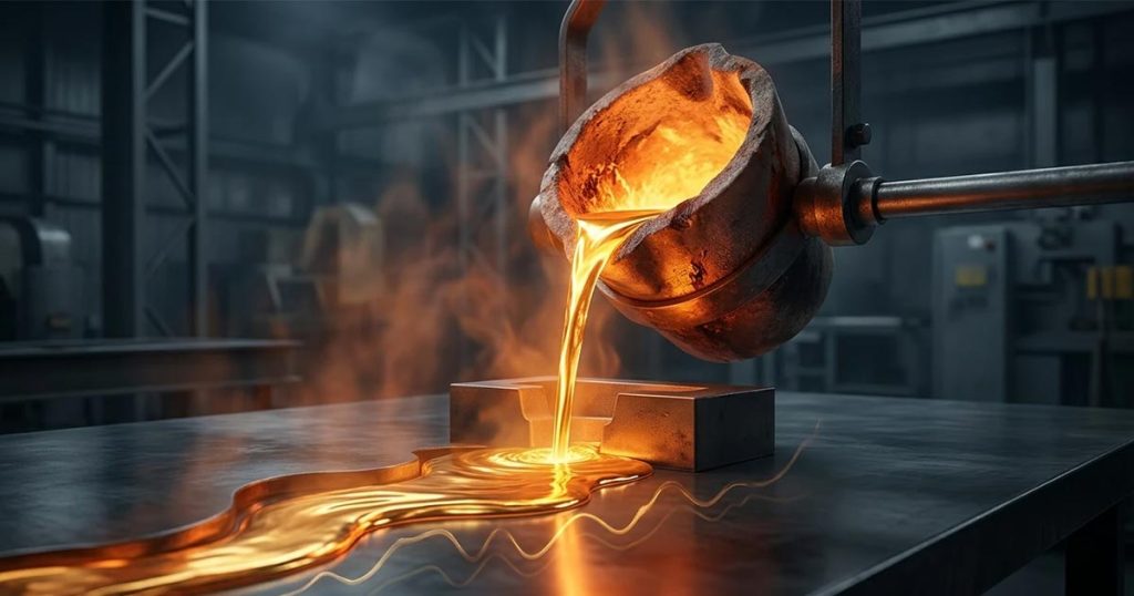 Decreasing the price of molten gold