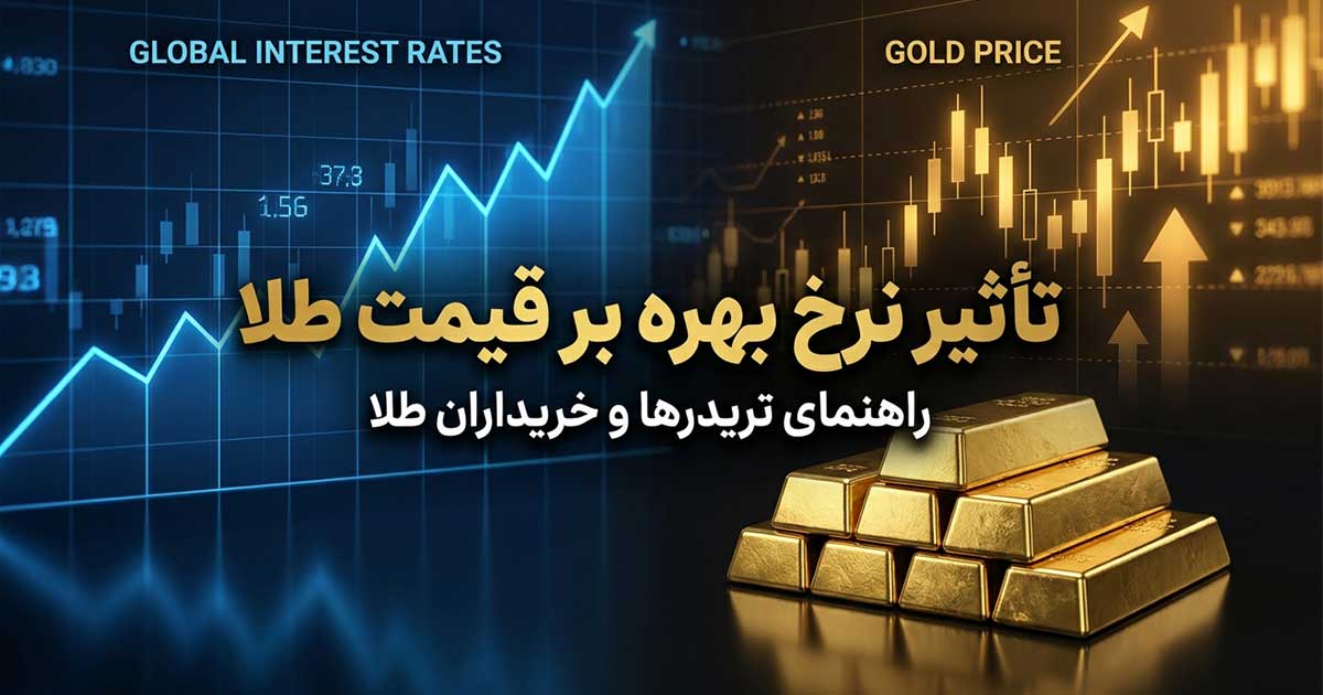 تأثیر نرخ بهره بر قیمت طلا؛ راهنمای تریدرها و خریداران طلا